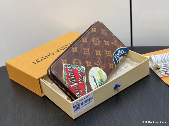 Aaa replica ru WALLET-10*20*2 ZIPPY LOUIS VUITTON cm 0814